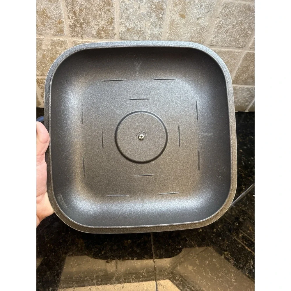Essen Cast Iron Blue Casserole Baking Pan Argentina 11 in Square Dutch Oven Cook